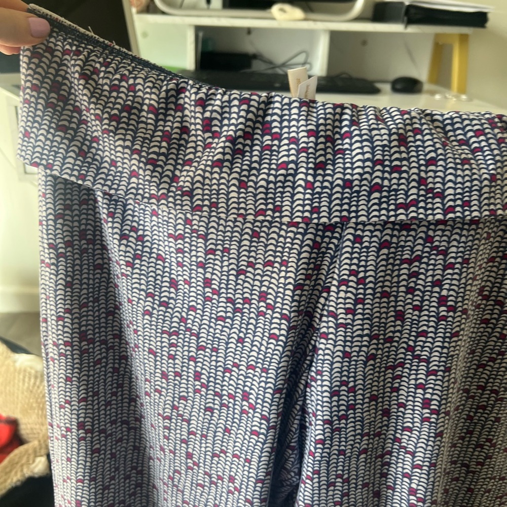 Patterned Black And White Pants - image 2